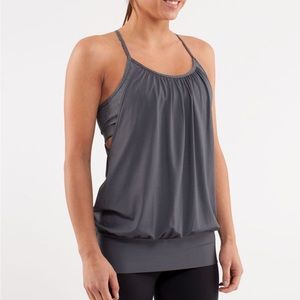 Lululemon Graphite Lullure No Limit Tank